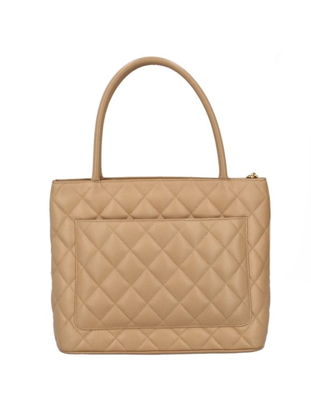 Chanel Medallion Tote Caviar Leather Beige - Picture 4 of 9